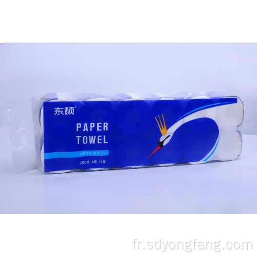 Papier hygiénique doux 3 plis en papier hygiénique